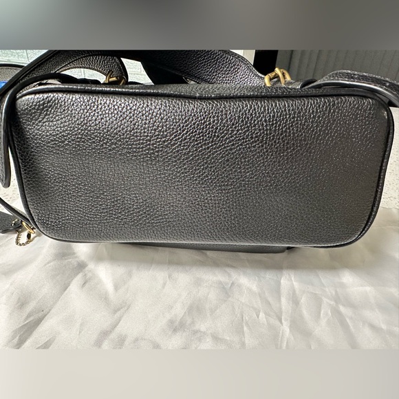 Coach Black Leather Backpack Purse - Picture 16 of 16